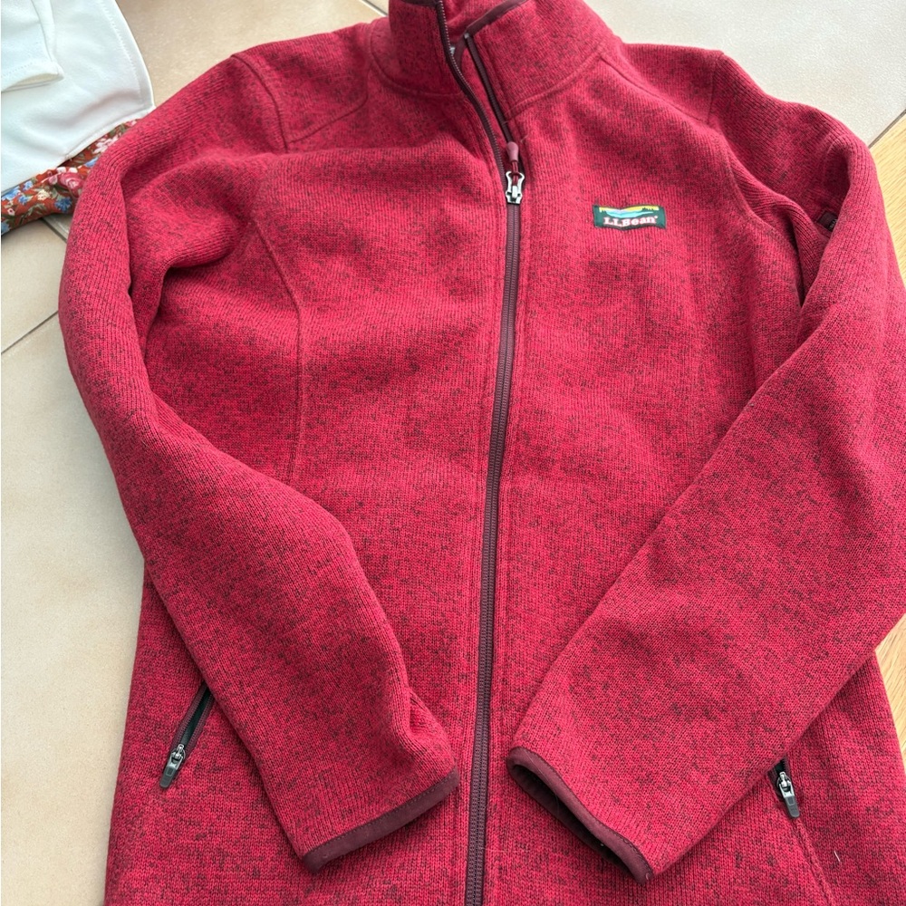 L.L. Bean Women's Deep Red Ski Jacket